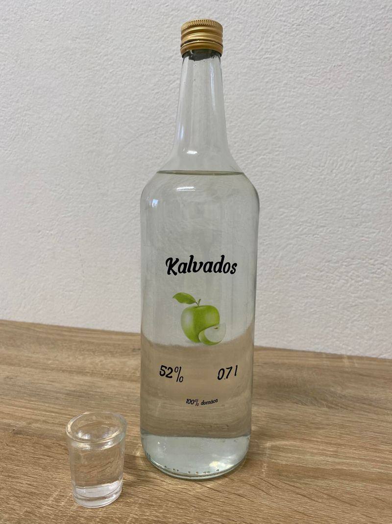 Etiketa / nálepka na fľašu Kalvados