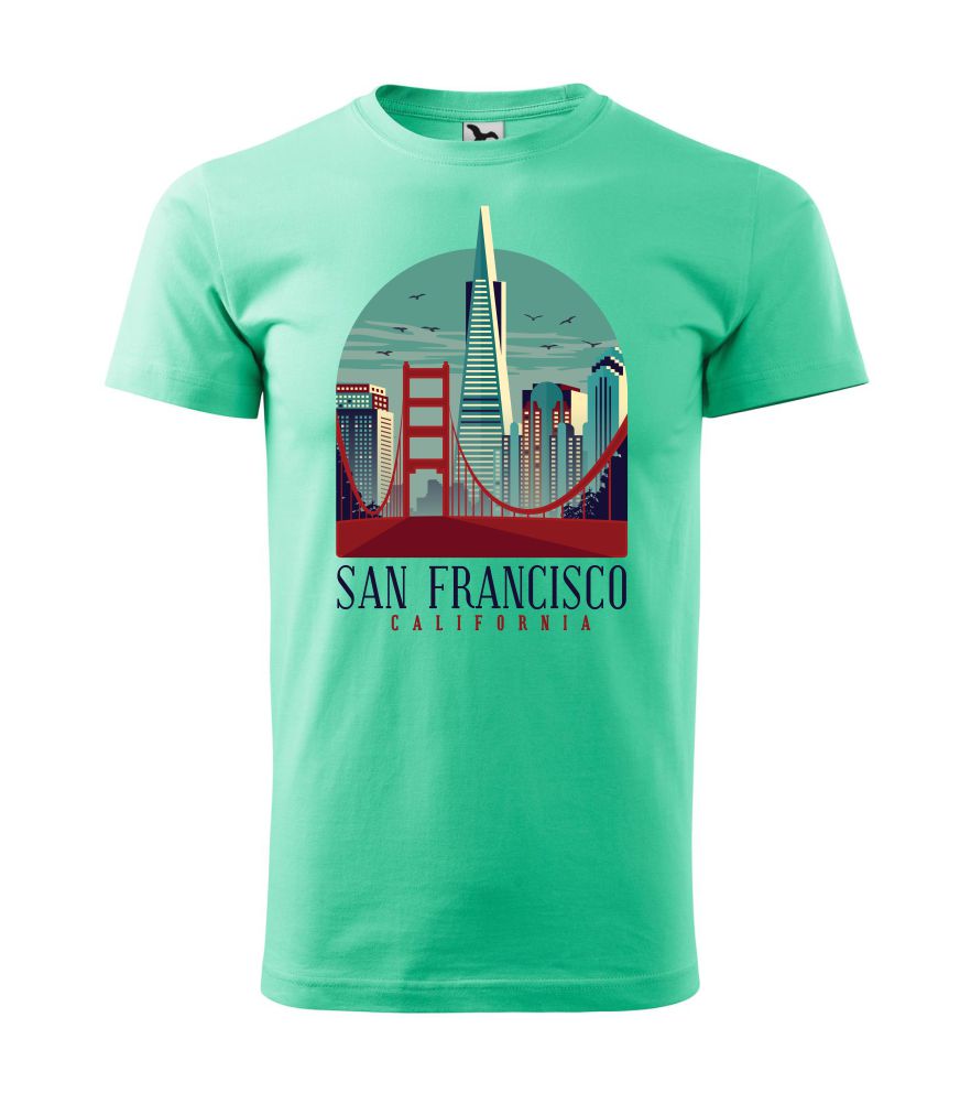 Dámske / pánske tričko San Francisco