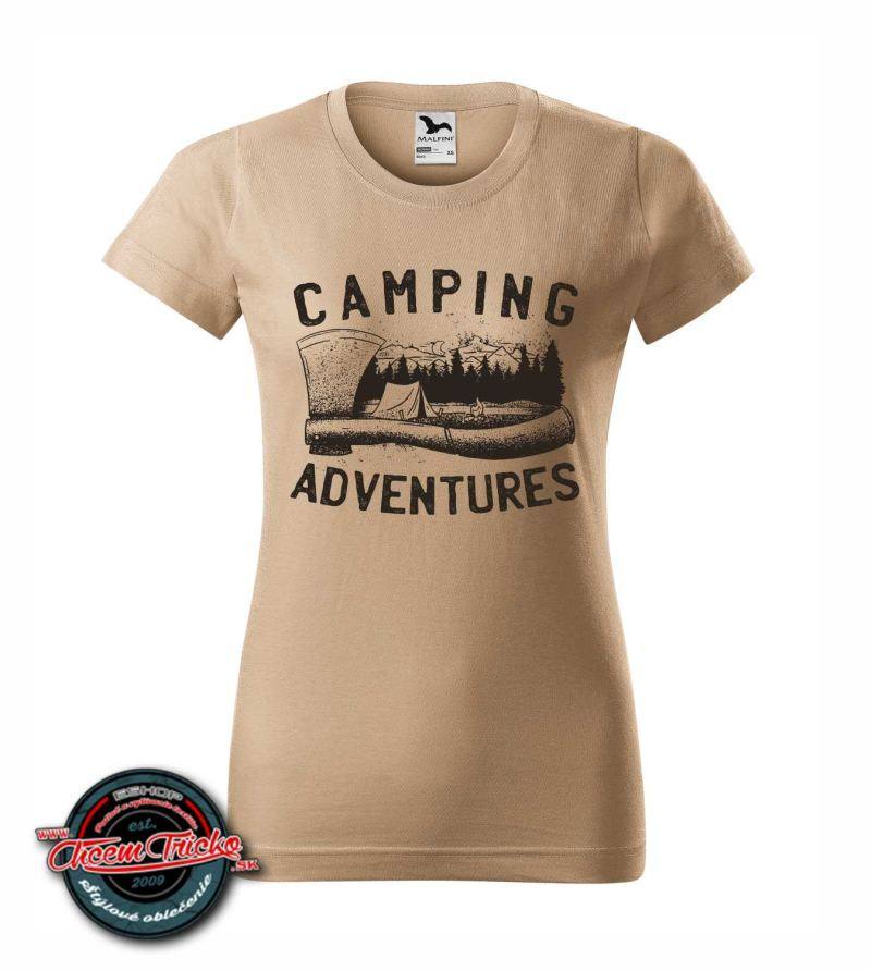 Dámske / pánske tričko Camping adventures