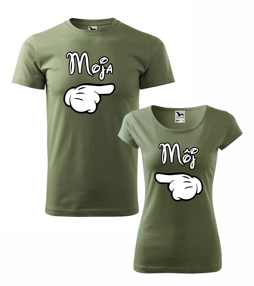 Tričká s potlačou Môj & Moja