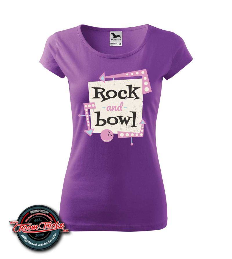 Dámske tričko Rock and Bowl