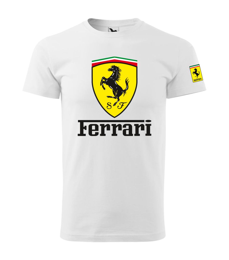 Tričko s potlačou Ferrari