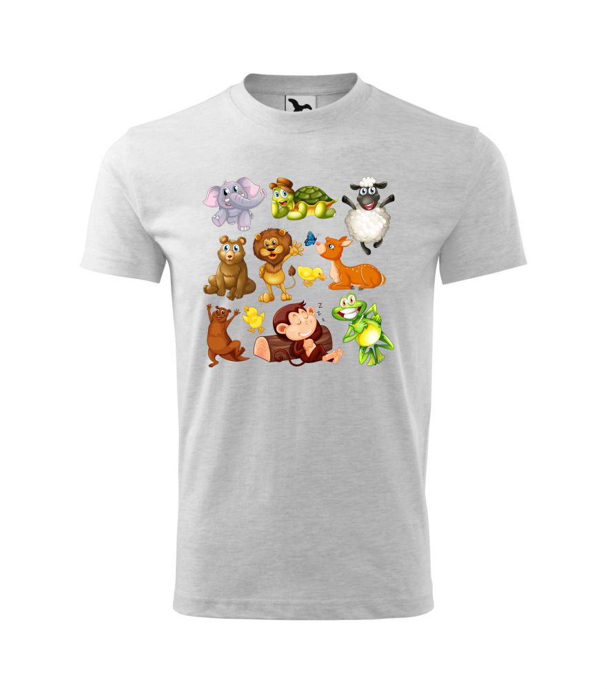 Detské tričko zvieratká