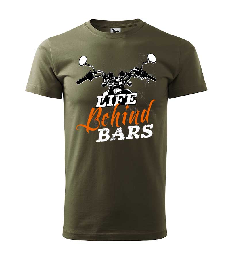 Moto tričko Life behind bars