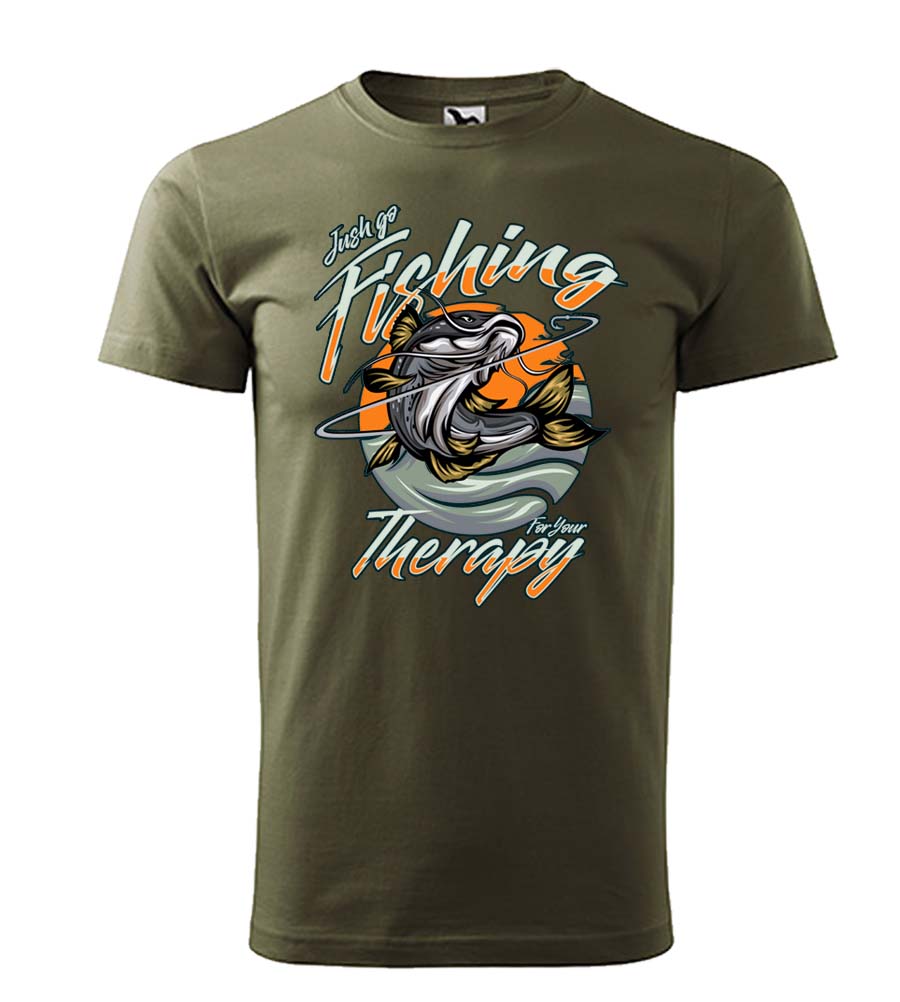 Rybárske tričko Just go Fishing