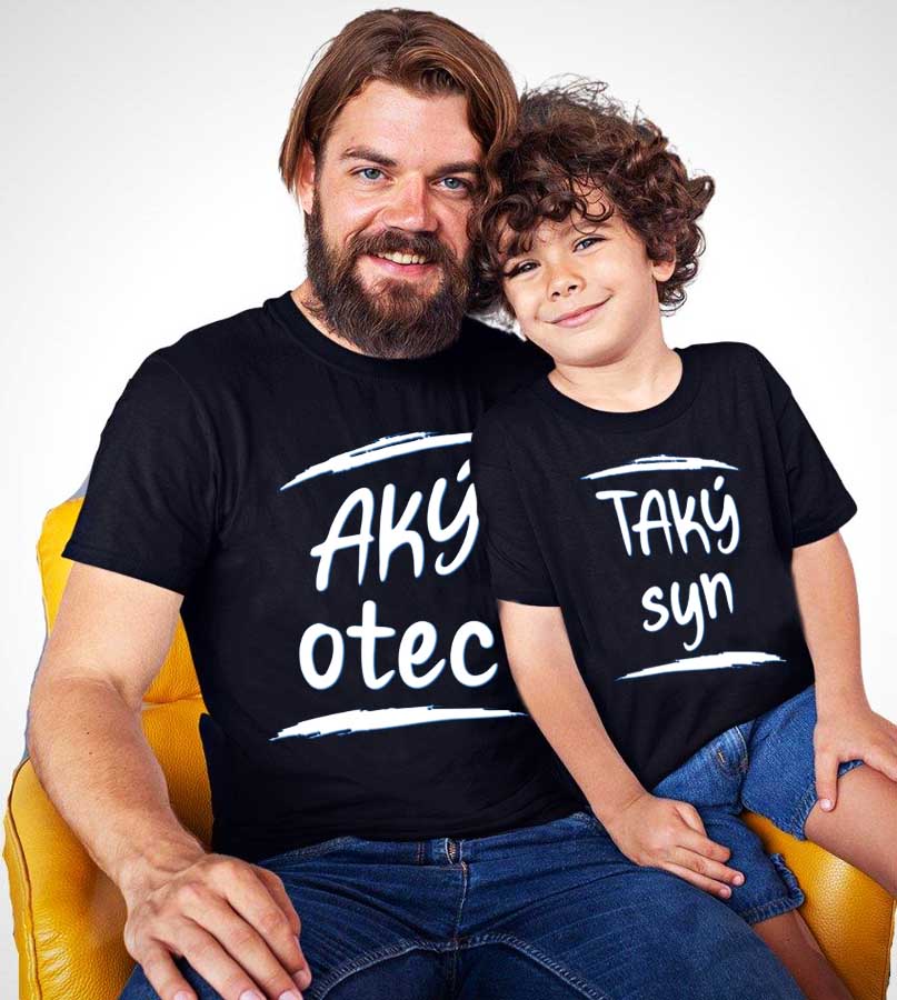 Set tričiek Aký otec, taký syn