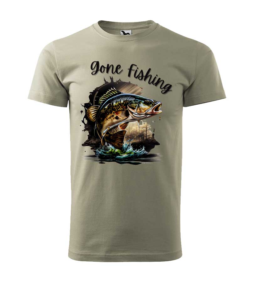 Rybárske tričko Gone fishing