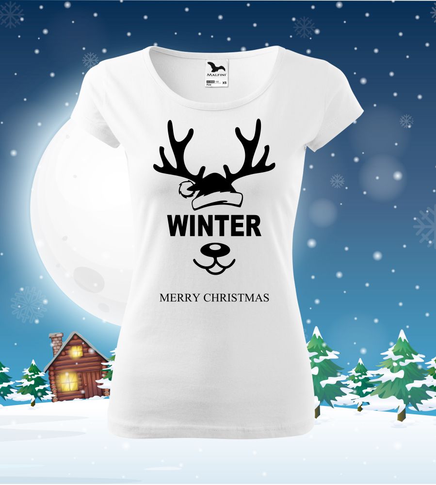 Dámske vianočné tričko Winter
