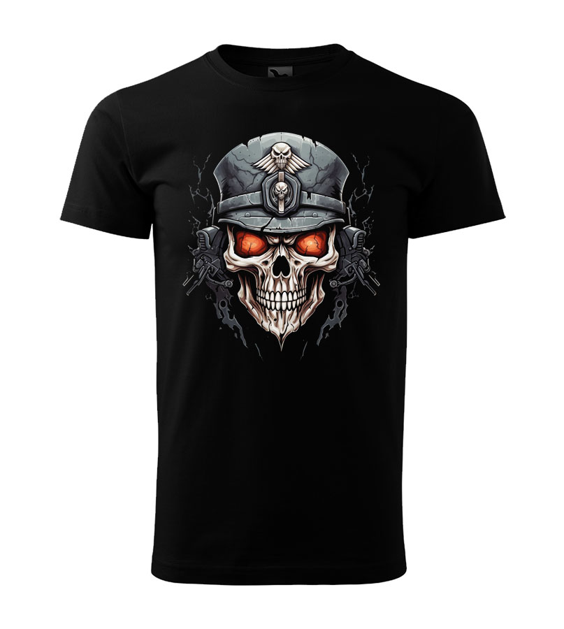 Dámske / pánske tričko s potlačou Army skull