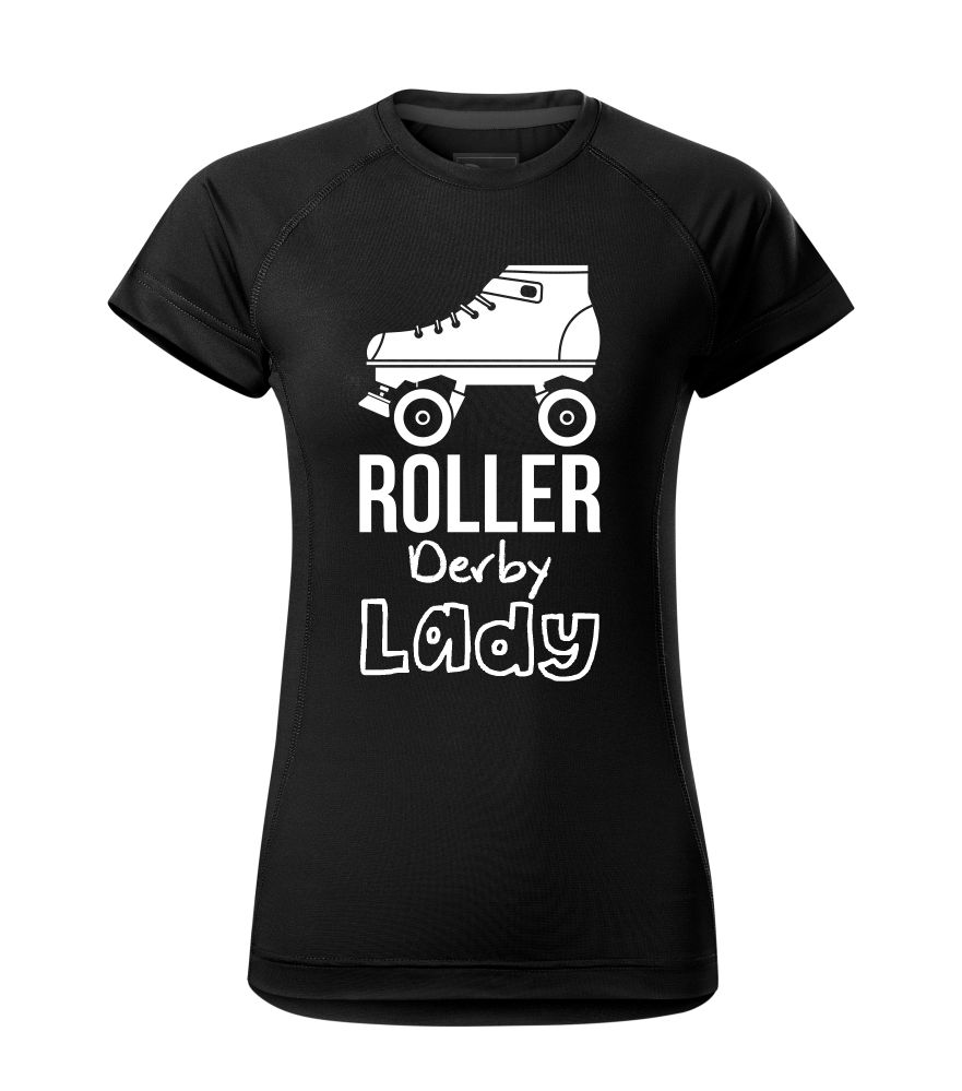 Dámske tričko Roller derby Lady