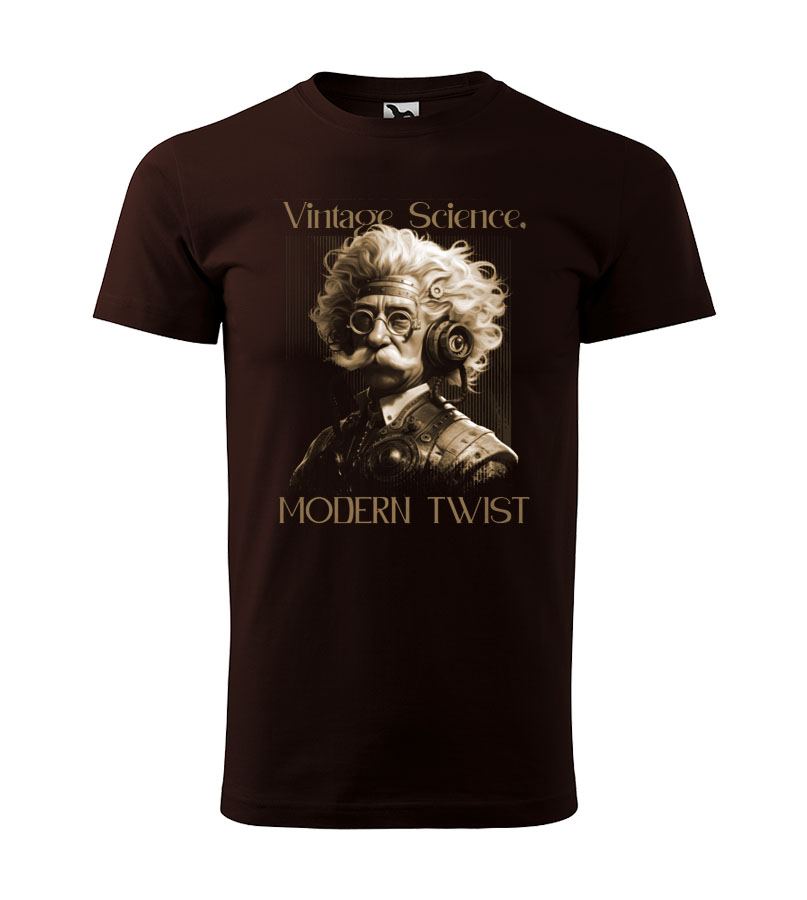 Tričko s potlačou Vintage sience Albert Einstein