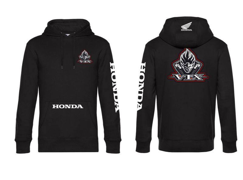 Kapucová mikina s motívom Honda VTX