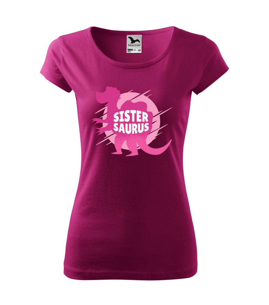 Tričko s potlačou Sistersaurus