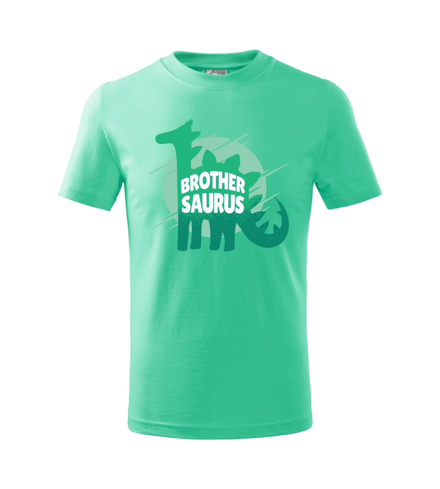 Detské tričko s potlačou Brothersaurus