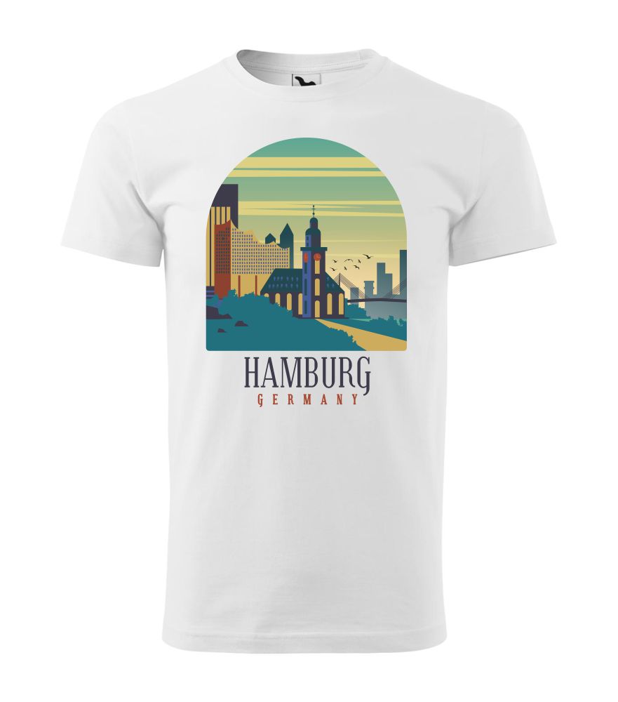 Tričko s potlačou Hamburg