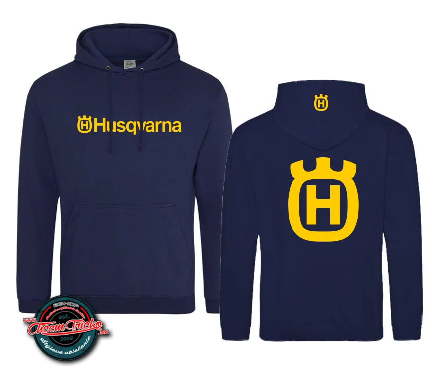 Mikina s motívom Husqvarna
