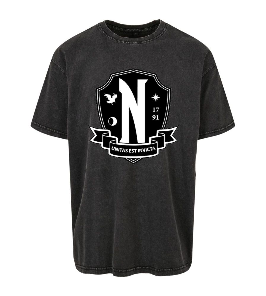 Unisex tričko oversize Nevermore Academy