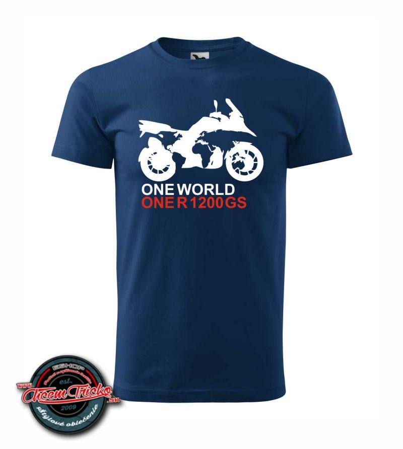 Tričko s motívom One World - ONE R1200GS