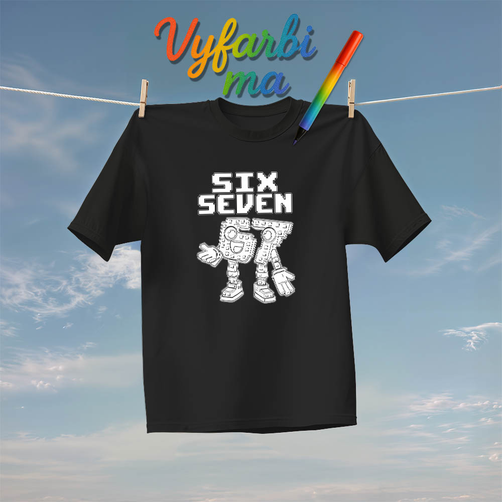 Vyfarbovacie detské tričko Six Seven
