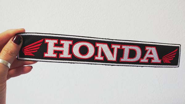 Veľká nášivka s motívom Honda