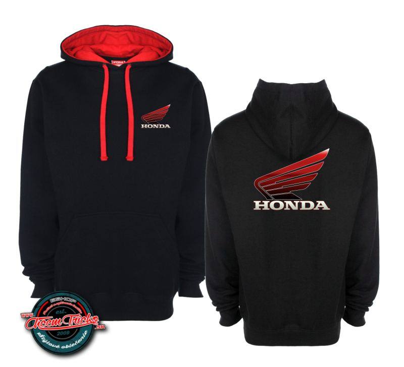 Kapucová mikina s motívom Honda