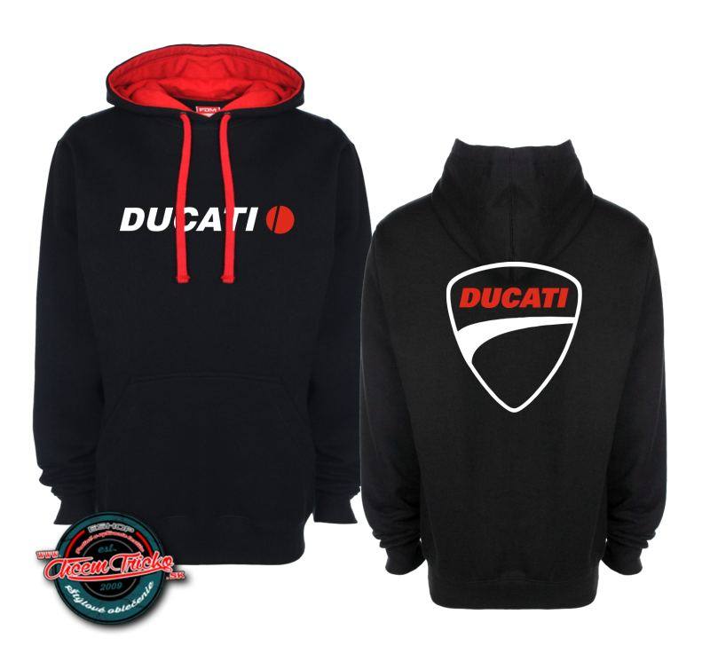 Kapucňová mikina s potlačou Ducati