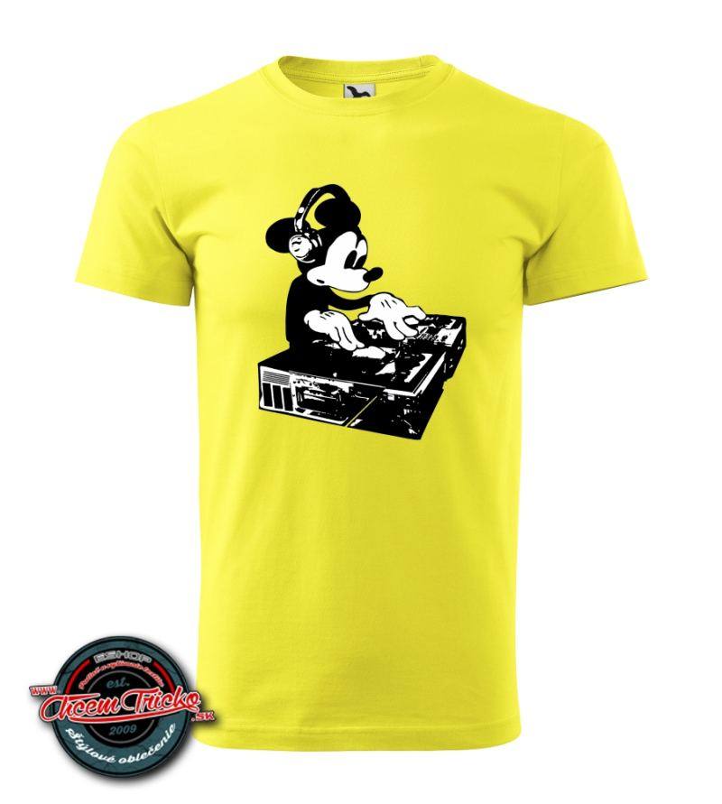 Tričko s potlačou DJ Mickey