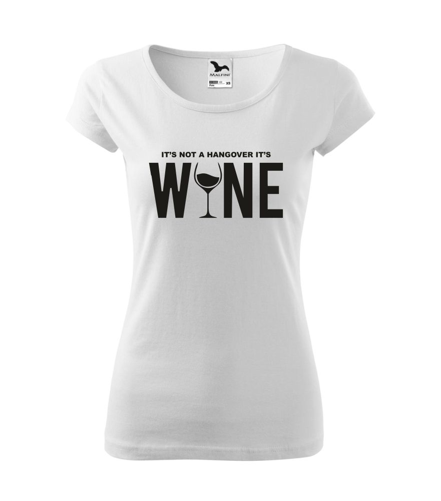 Dámske tričko s potlačou Wine