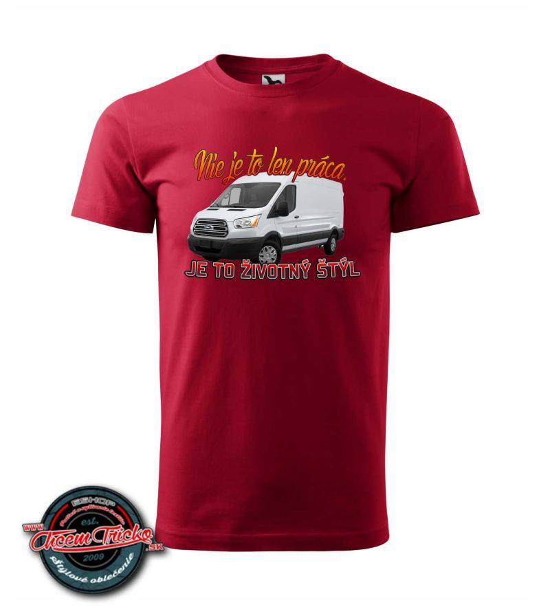 Tričko s motívom Ford Transit - toto nieje práca