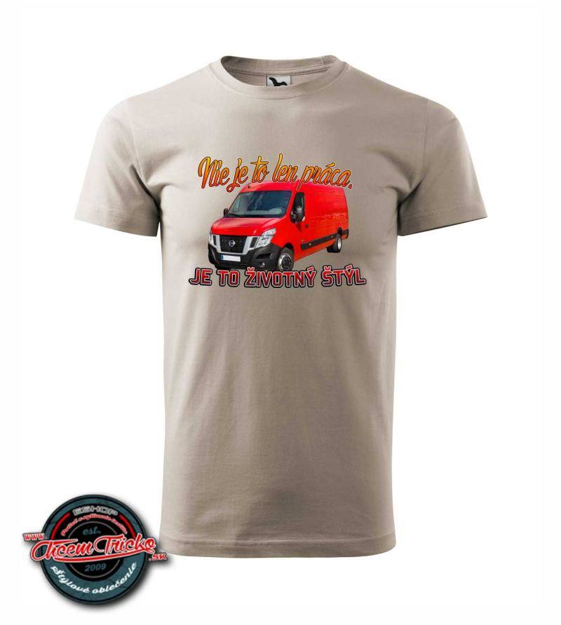 Tričko s potlačou Nissan NV400 - toto nieje práca