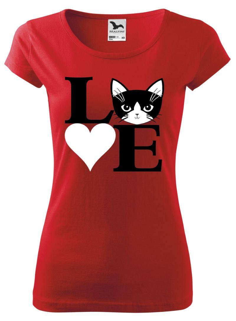Dámske tričko s potlačou Love Cats