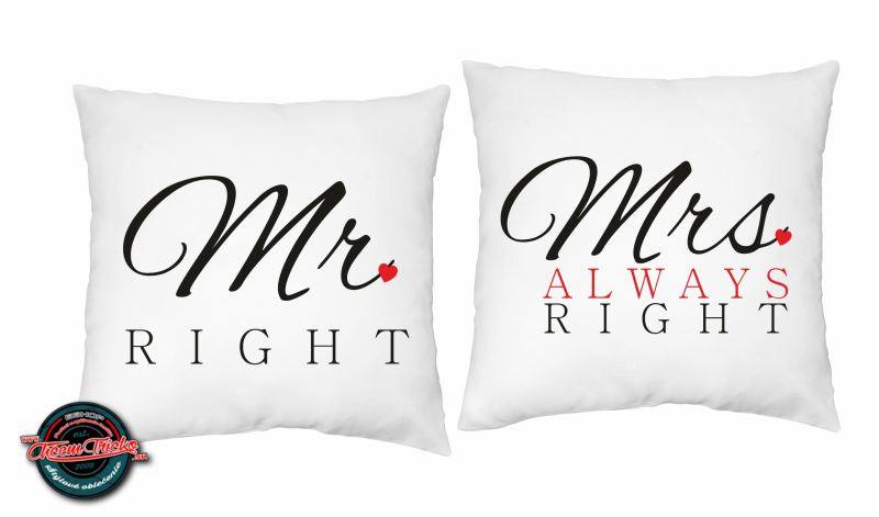 Sada vankúšov Mr. Right / Mrs. Always Right