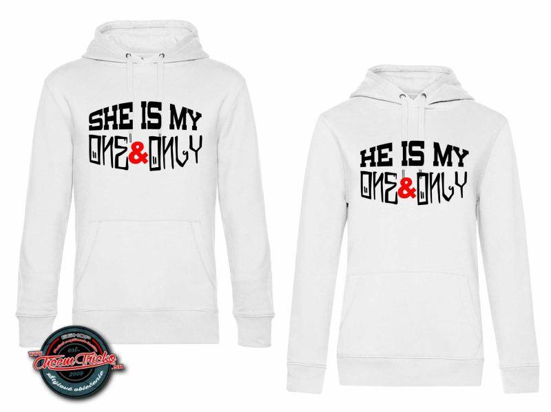 Mikiny pre pár He/She is one & only