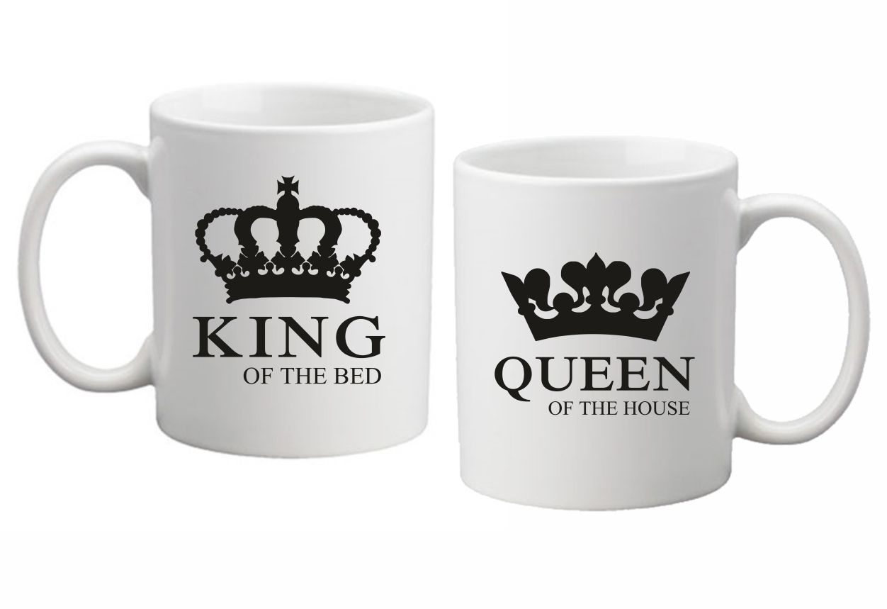 Hrnčeky matné King/Queen