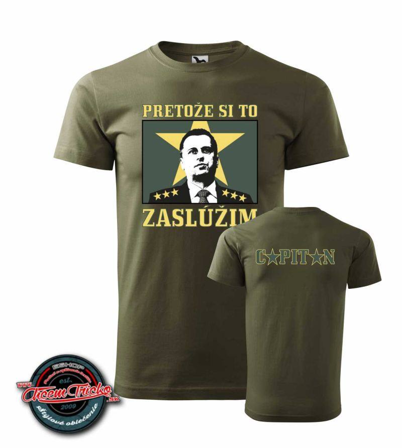 Tričko s potlačou Kapitán 2