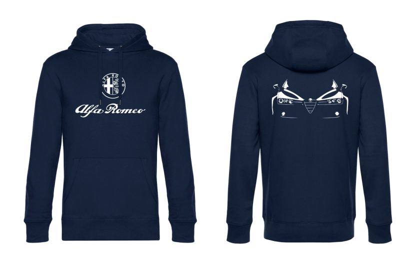 Mikina s kapucnou Alfa Romeo