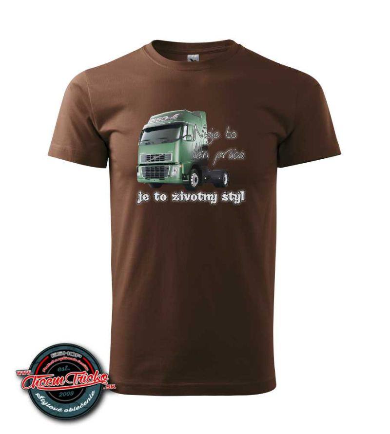 Tričko s potlačou Volvo - toto nieje práca