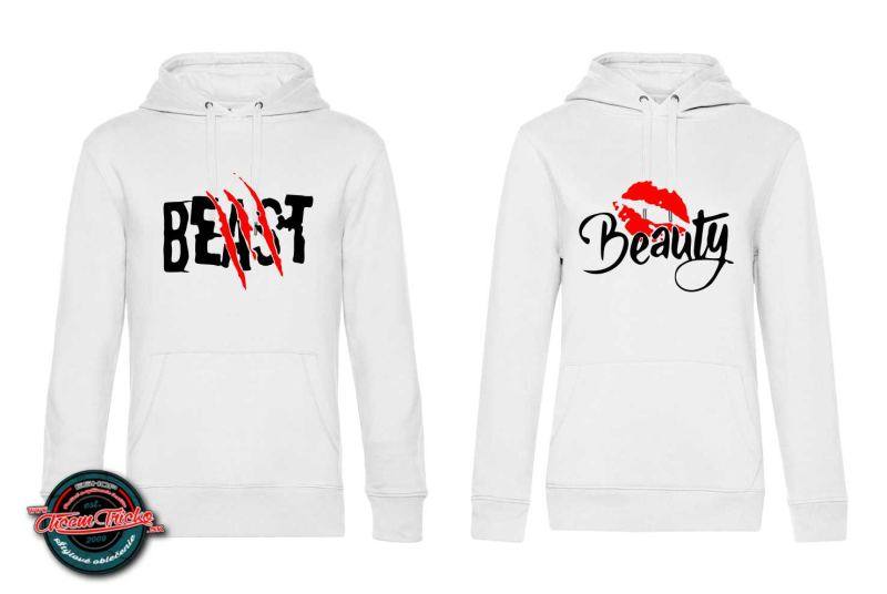 Mikiny pre páry Beauty&Beast