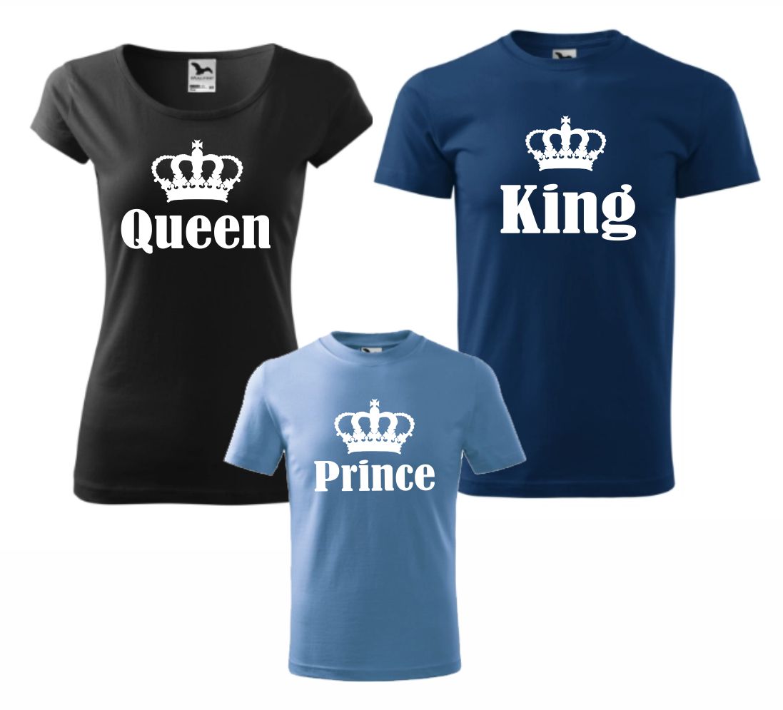Set tričiek King,Queen,Prince