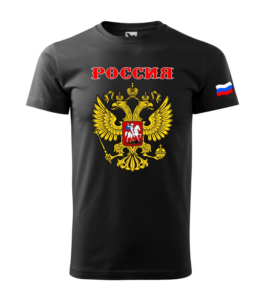 Tričko s nápisom Russia