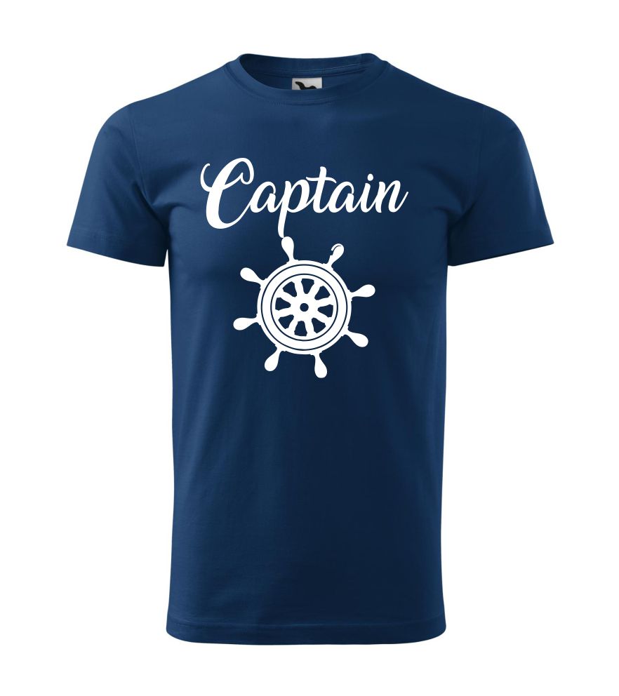 Pánske tričko s potlačou Captain
