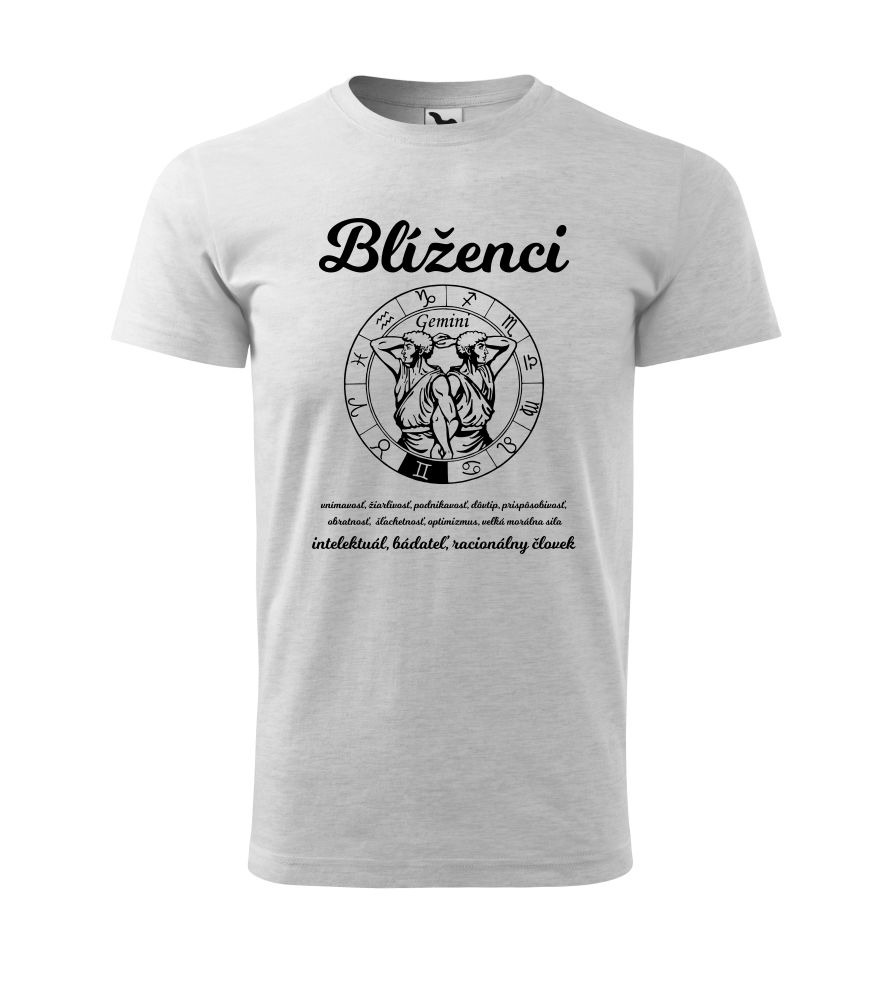 Tričko so znamením: Blíženci