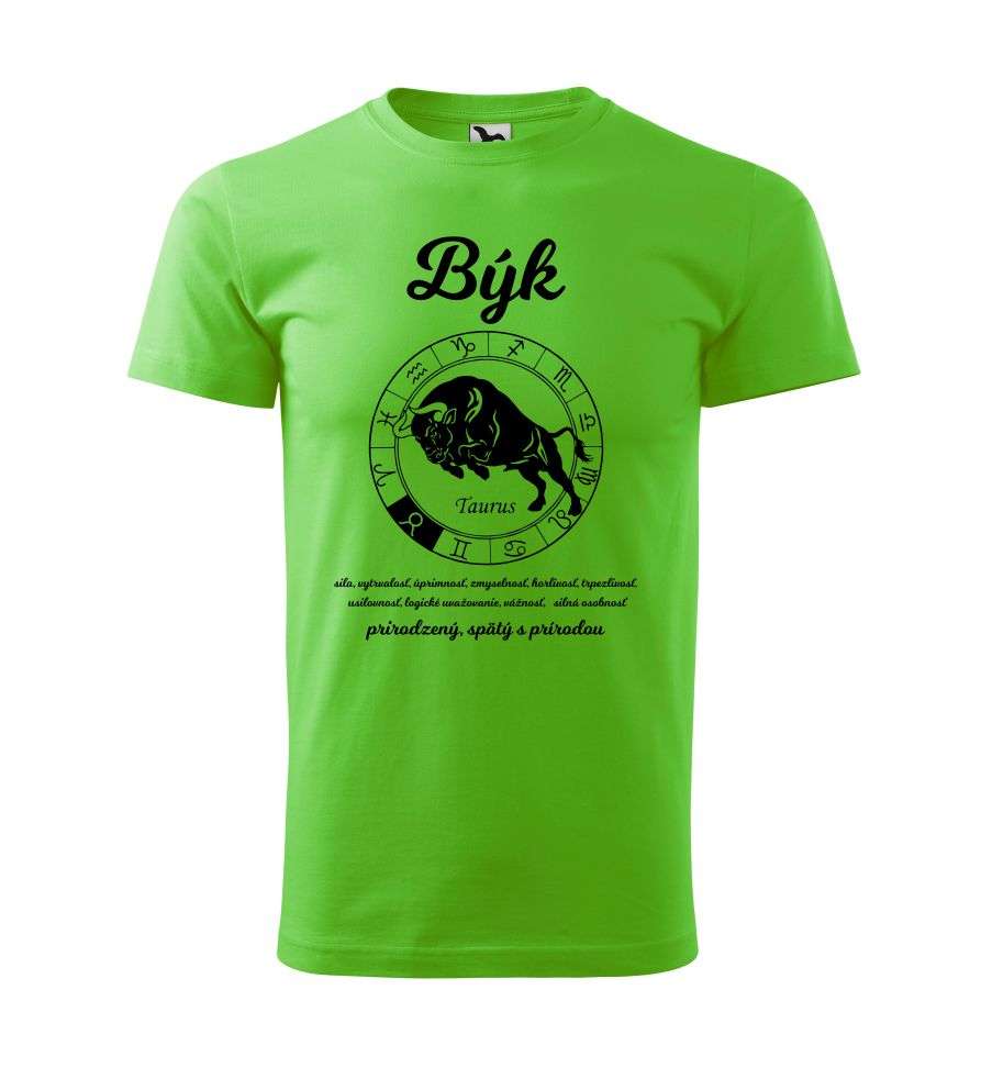 Tričko so znamením: Býk