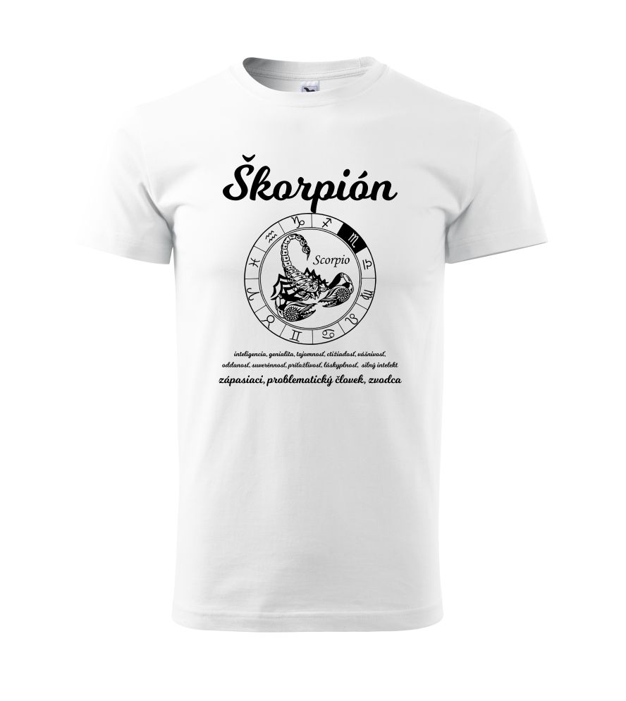 Tričko so znamením: Škorpión