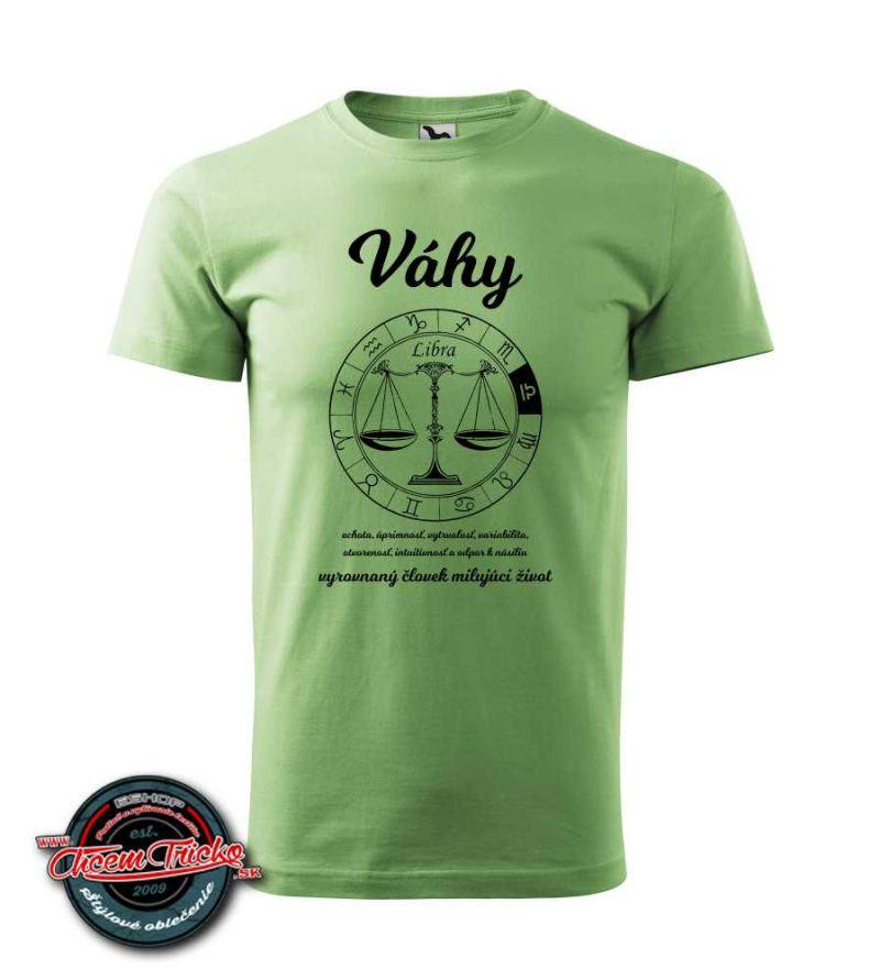 Tričko so znamením: Váhy