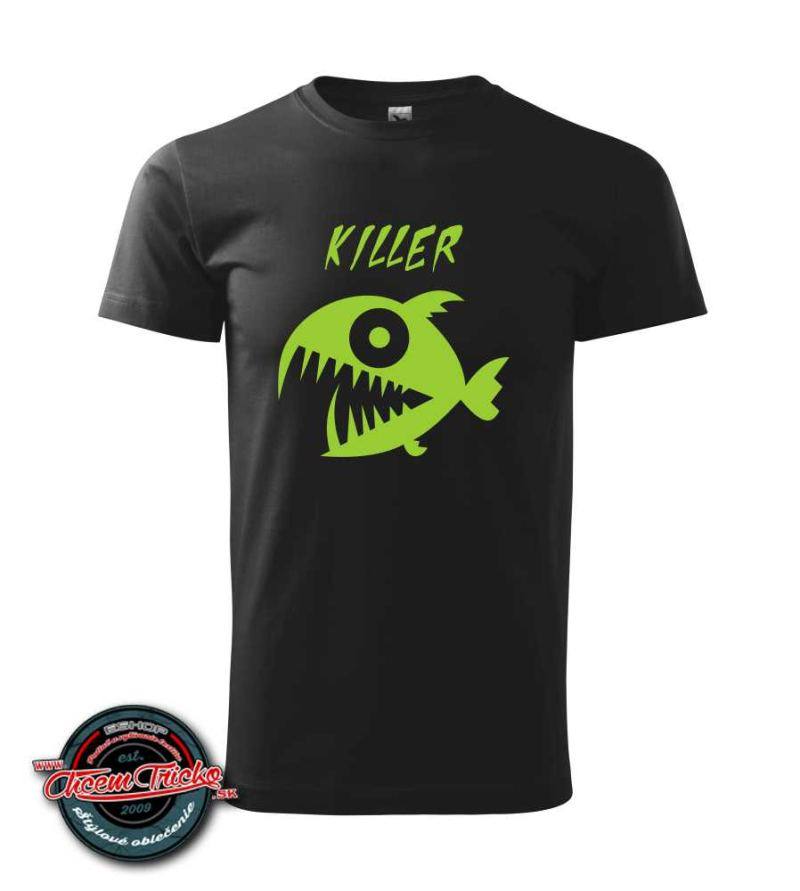 Tričko s motívom Piraňa killer