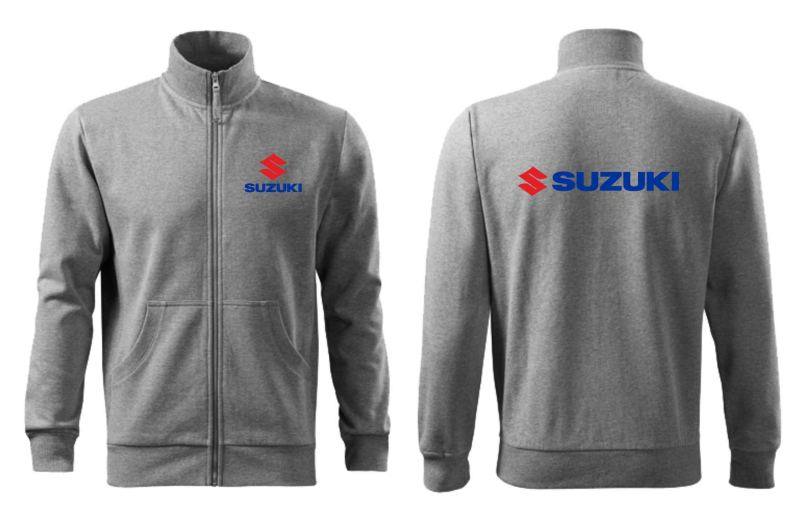 Zipsová mikina s potlačou Suzuki