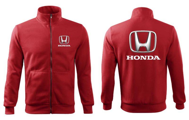 Zipsová mikina s potlačou Honda