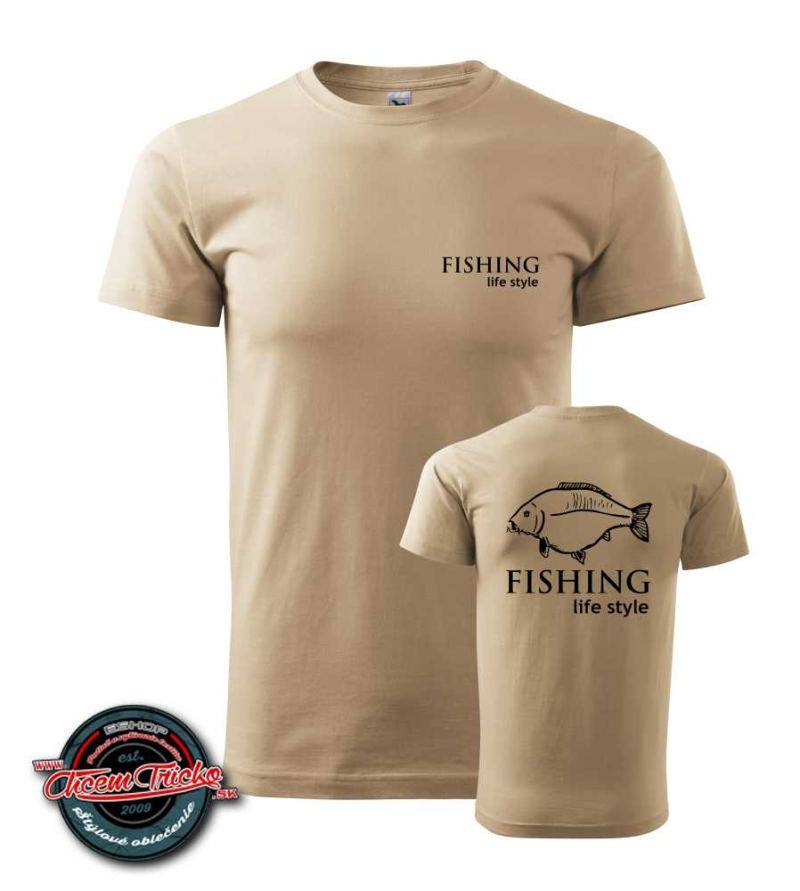 Tričko s motívom Fishing Life Style