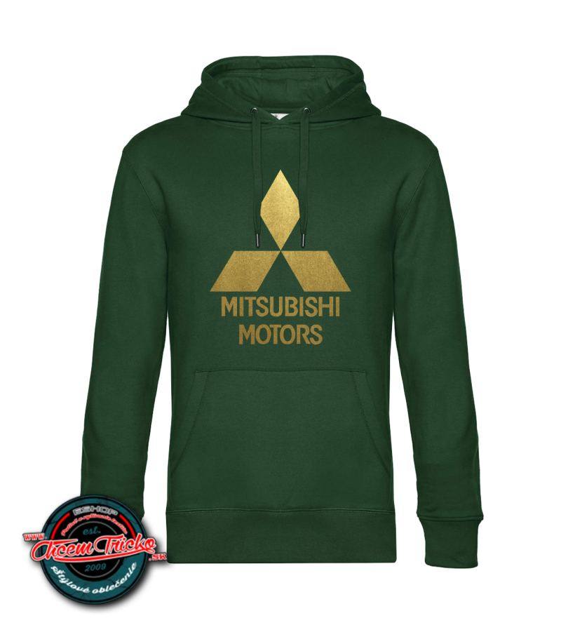 Kapucová mikina s motívom Mitsubishi G
